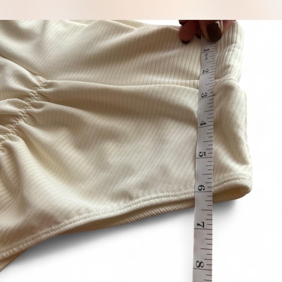 |Montcel Cream Rib Added Coverage High Rise Bikini Bottoms Woman's XL NWT - Picture 8 of 8